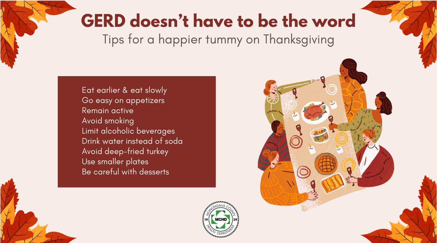 GERD doesn't have to be the word: Tips for a happier tummy on Thanksgiving