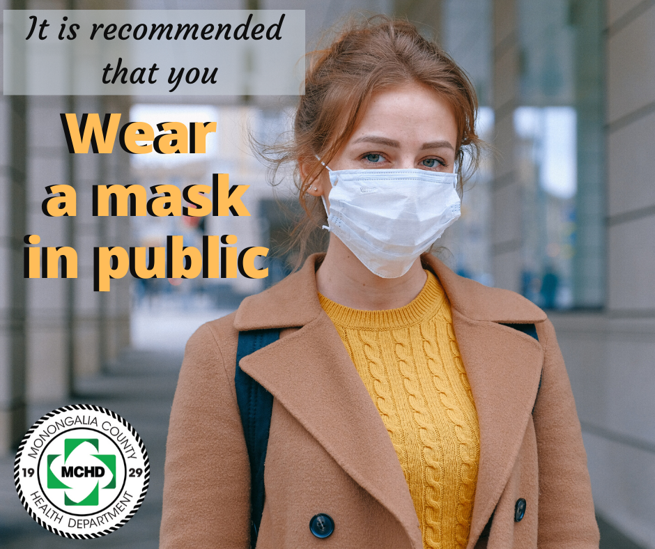 Wearing a mask in public helps you help your community