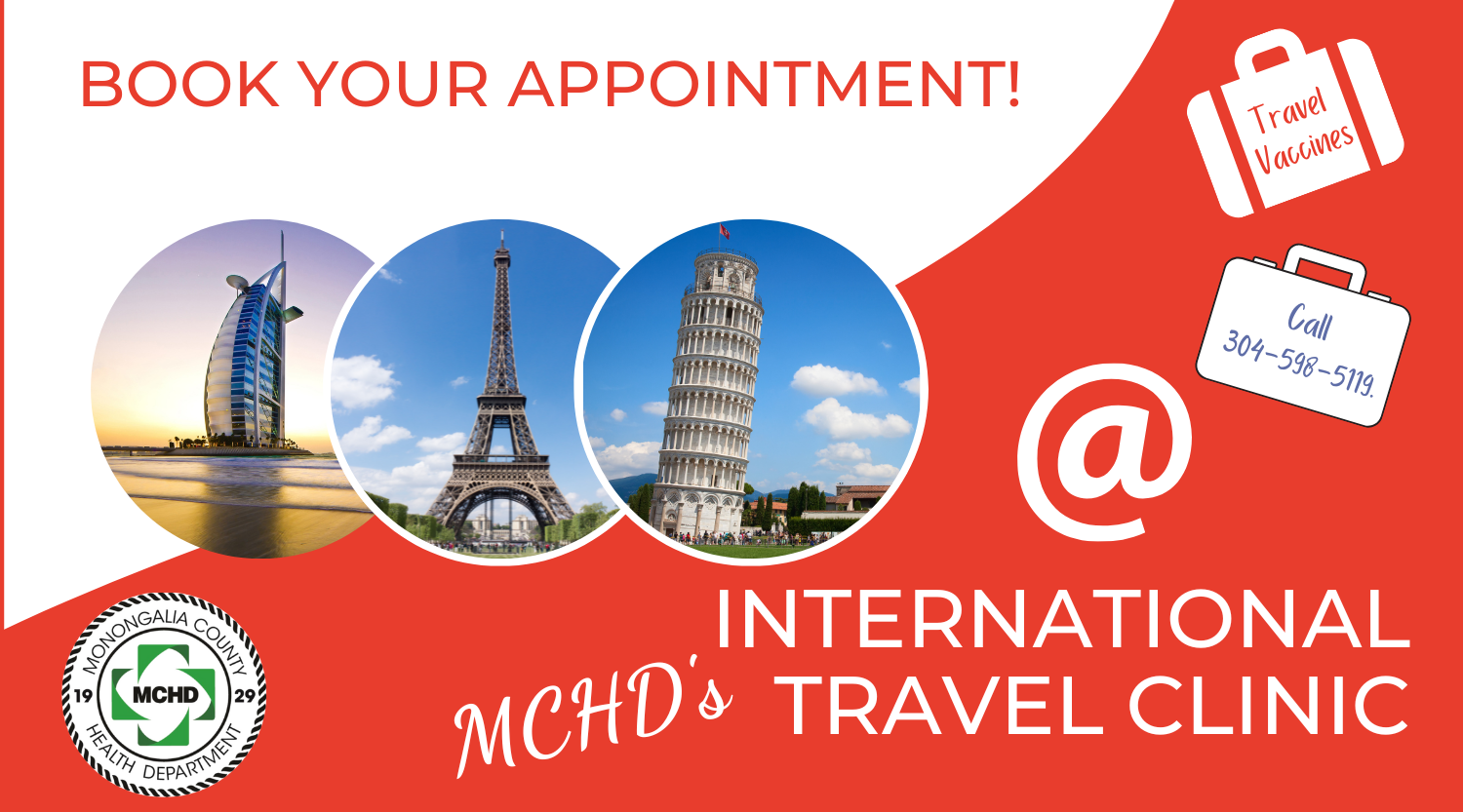 Booking a vacay? Book your travel clinic appointment! 