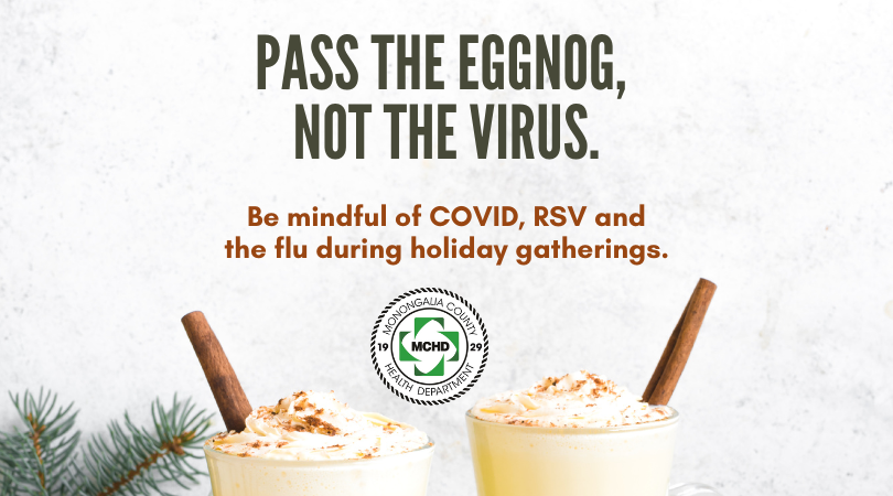Pass the eggnog, not the virus