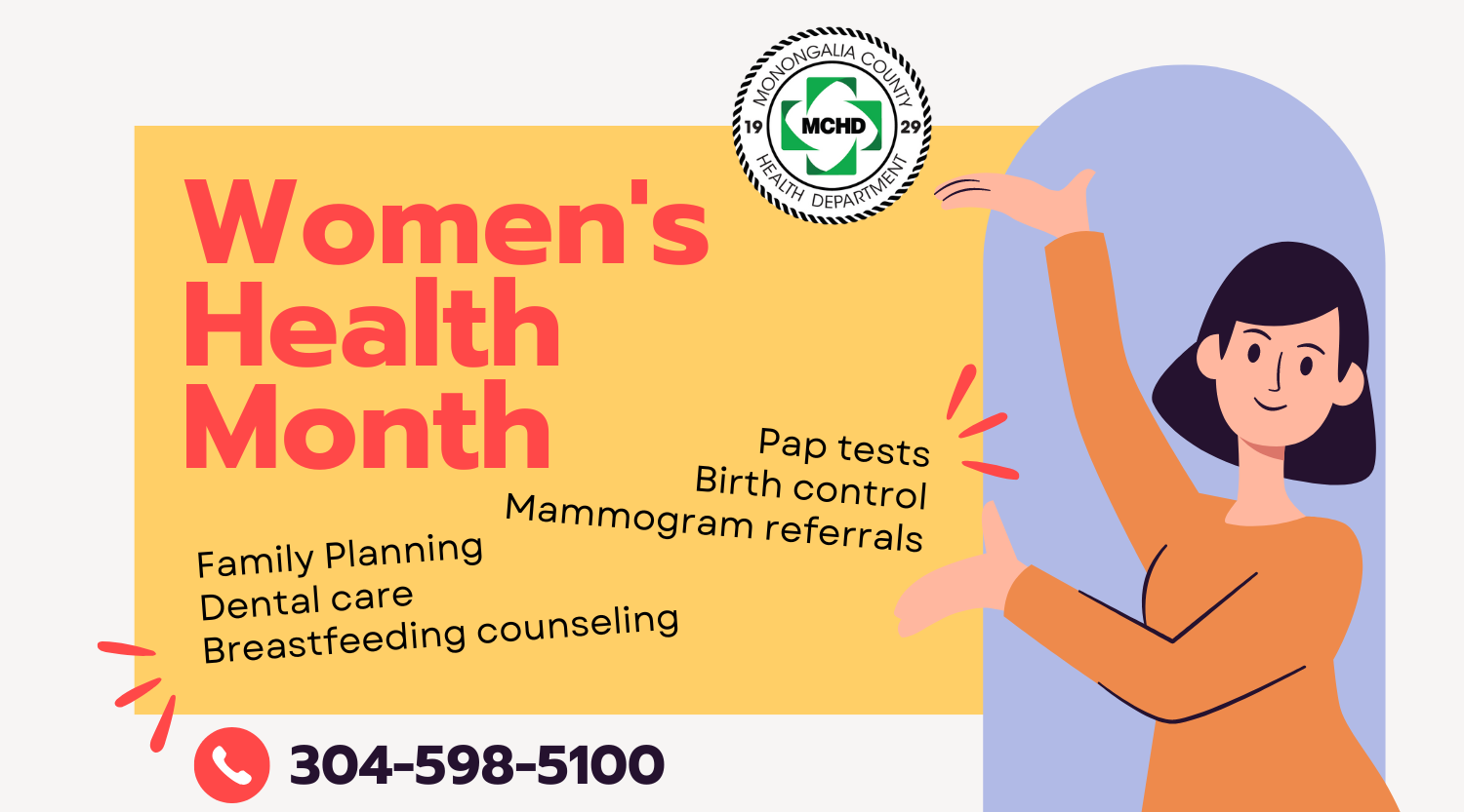 From birth control to breastfeeding, MCHD has you covered